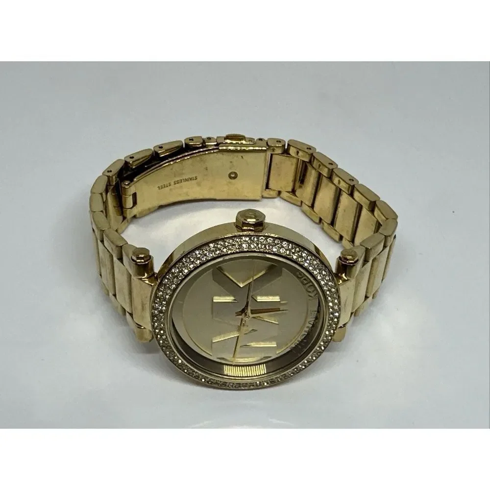 Michael Kors Parker MK5784 Women's Gold Stainless Steel Analog Dial Watch NUL17